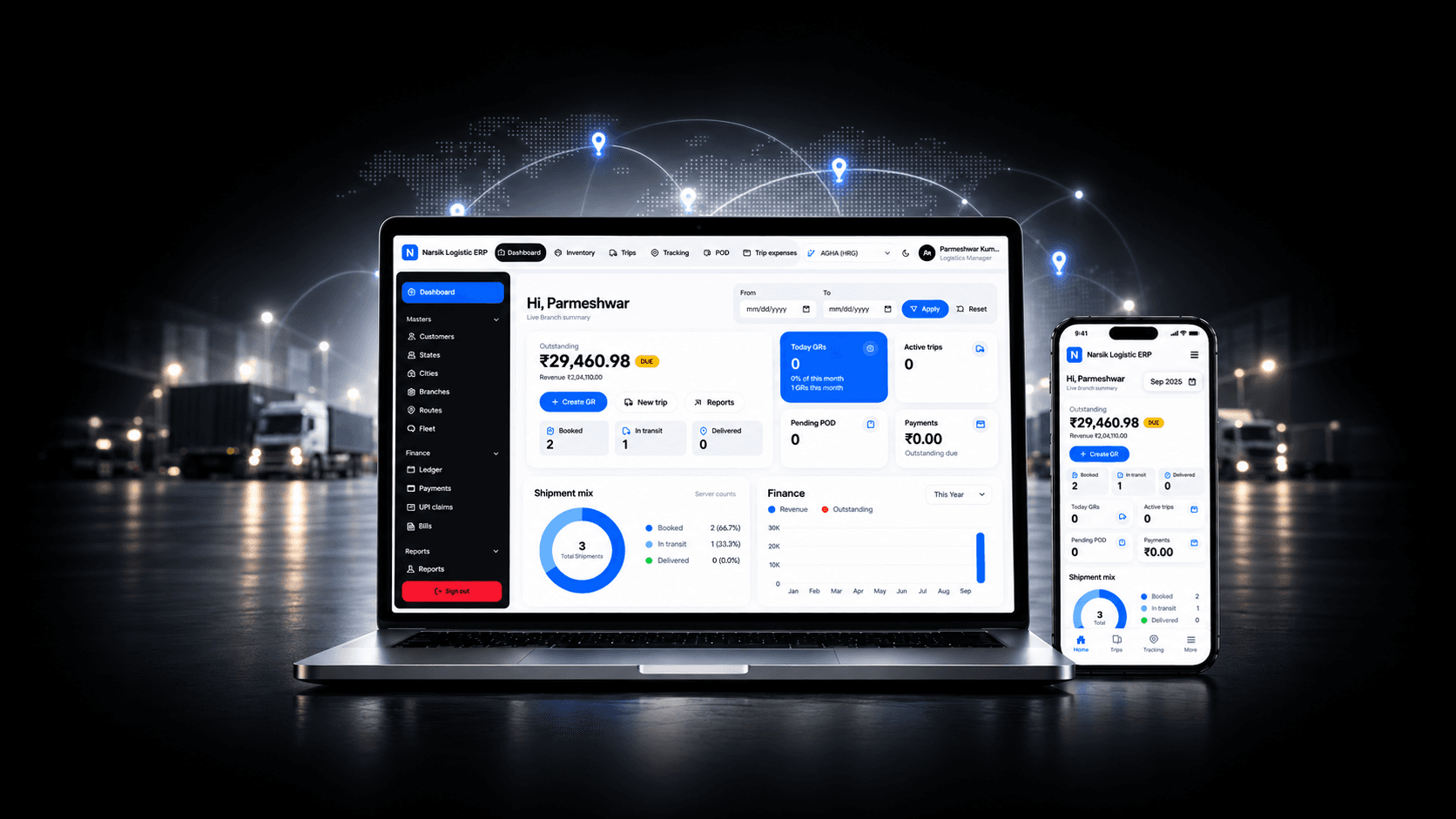 Narsik Logistics ERP