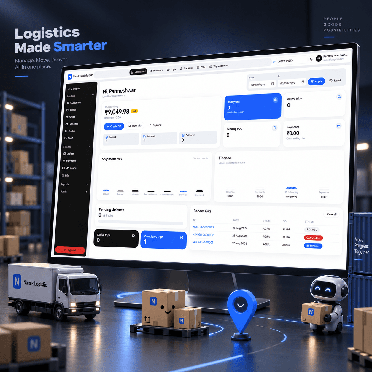 Narsik Logistics ERP Case Study