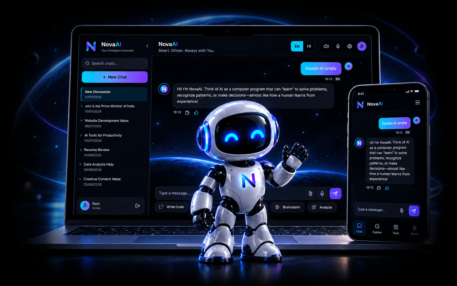 NovaMind AI Project Developed By THE TISA