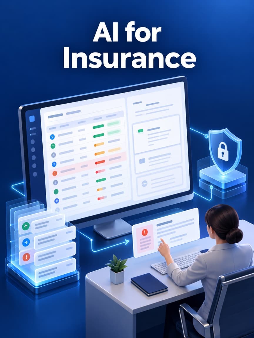 Claims adjuster reviewing photos and documents for a property claim — THE TISA