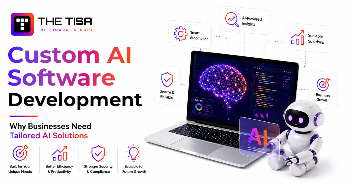 Custom AI software development for tailored business AI solutions