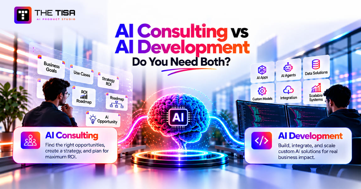 AI Consulting vs AI Development: Do You Need Both?